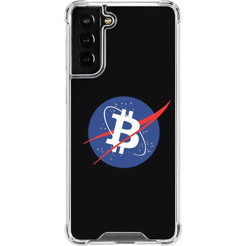 Bitcoin Logo Galaxy S21 FE Clear Case